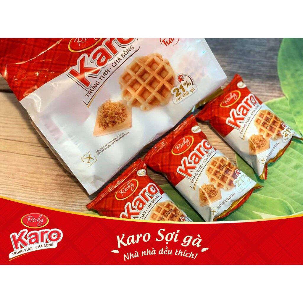 Bánh Trứng Tươi Chà Bông Karo