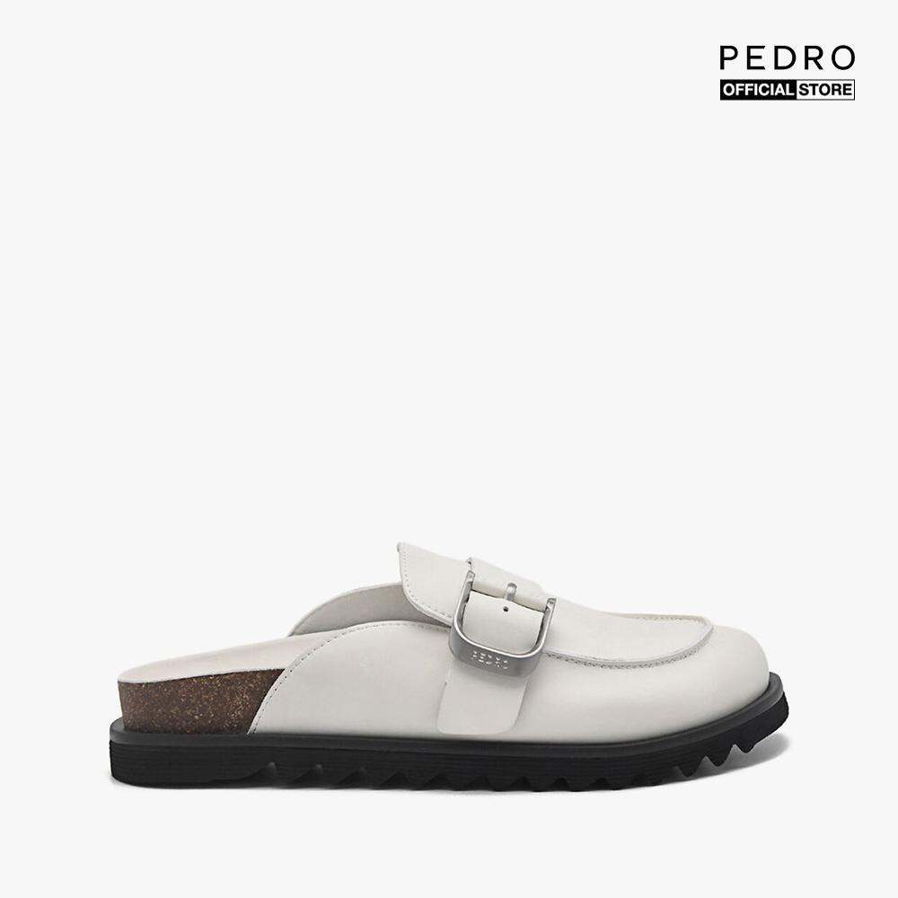 PEDRO - Giày mules nữ đế bệt mũi tròn hở gót Helix PW1-66380017-03