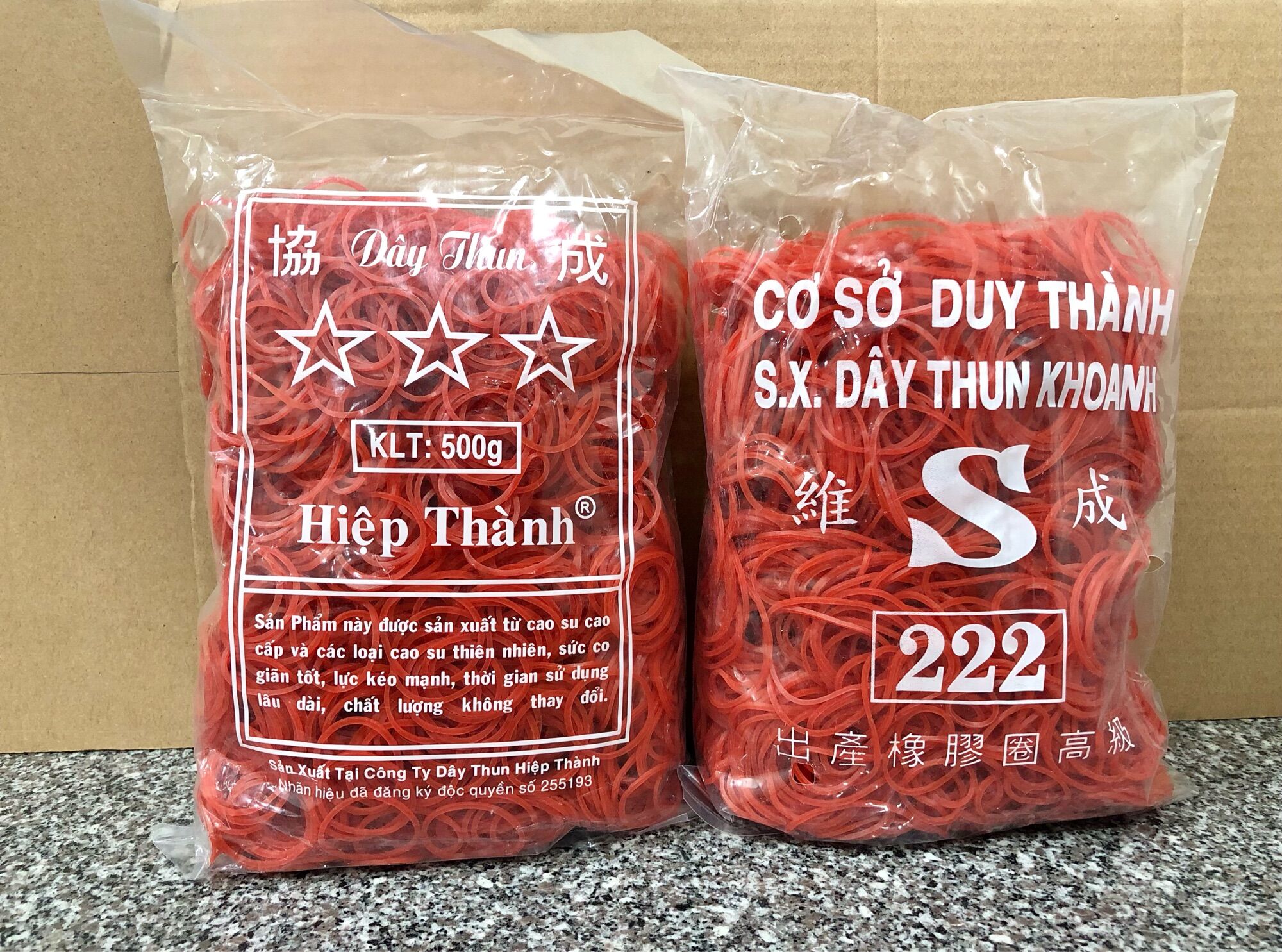 1kg dây thun đỏ