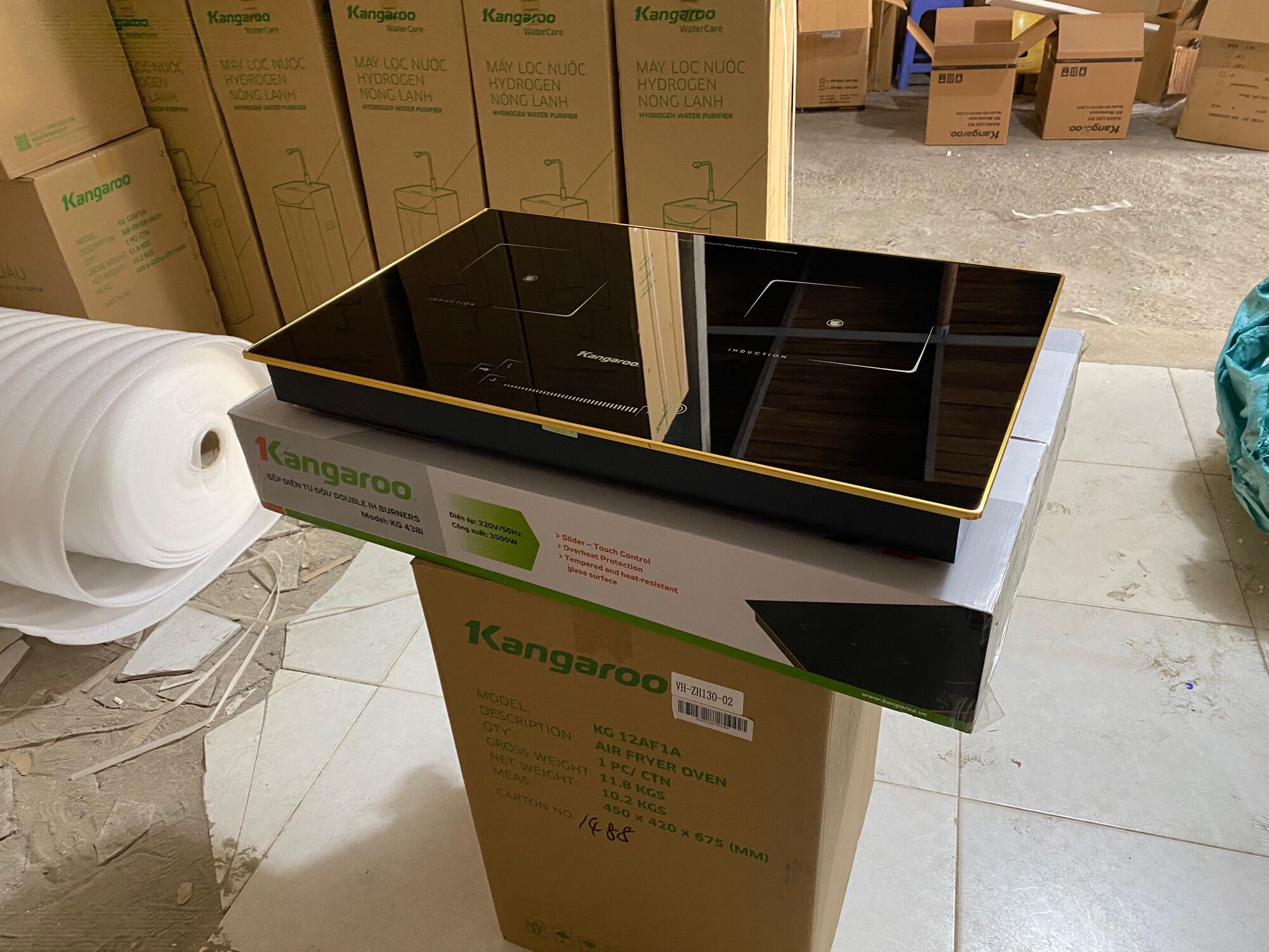 Bếp điện từ đôi Kangaroo KG438i