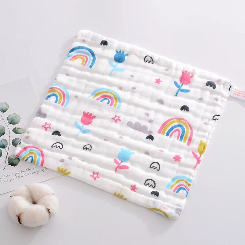 Khăn Xô Sợi Tre 6 Lớp Siêu Thấm Siêu Mềm Cho Bé