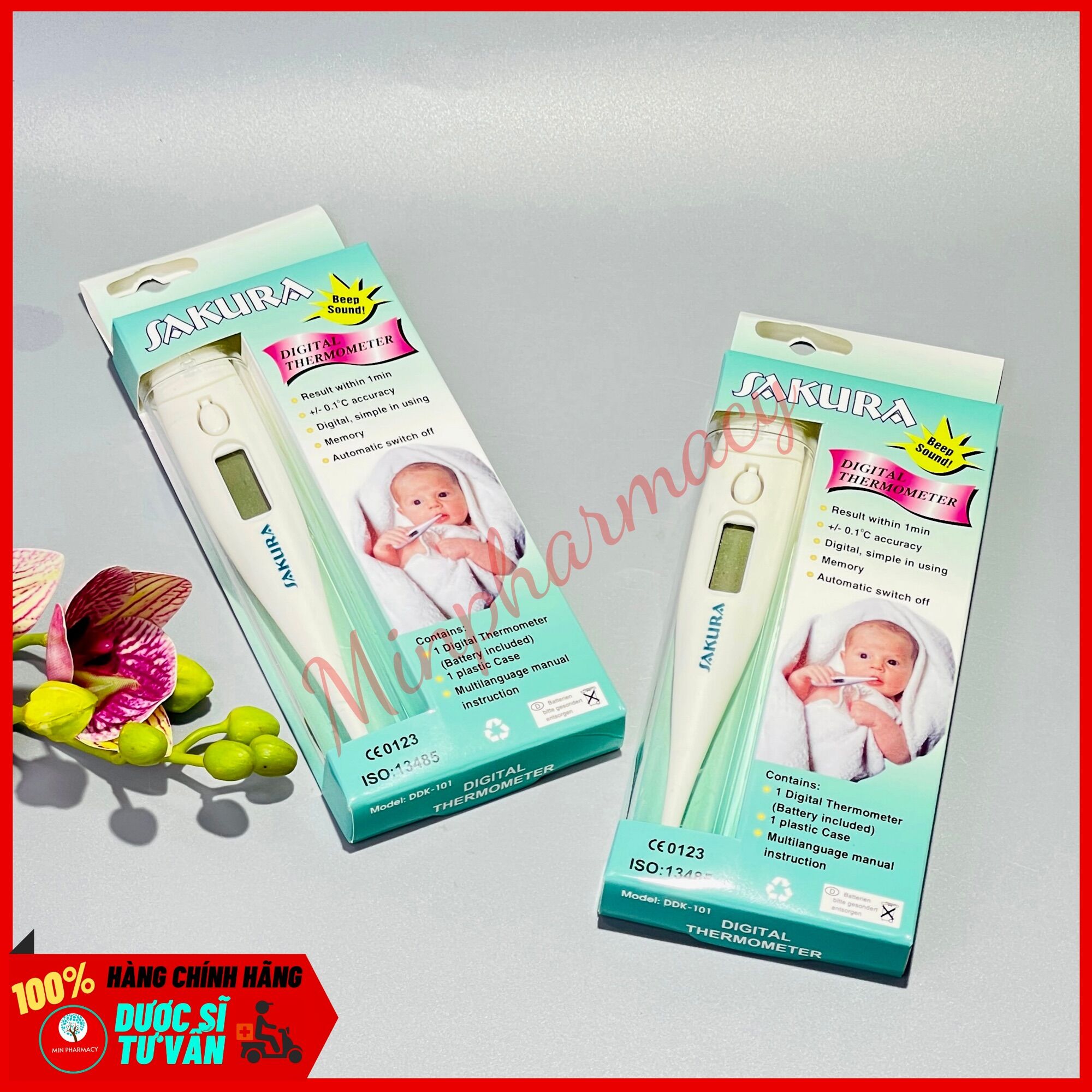 Nhiệt Kế Điện Tử SAKURA DDK-101 - Minpharmacy