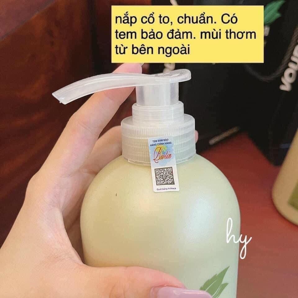 CẶP DẦU GỘI XẢ BIOTIN COLLAGEN XANH LÁ