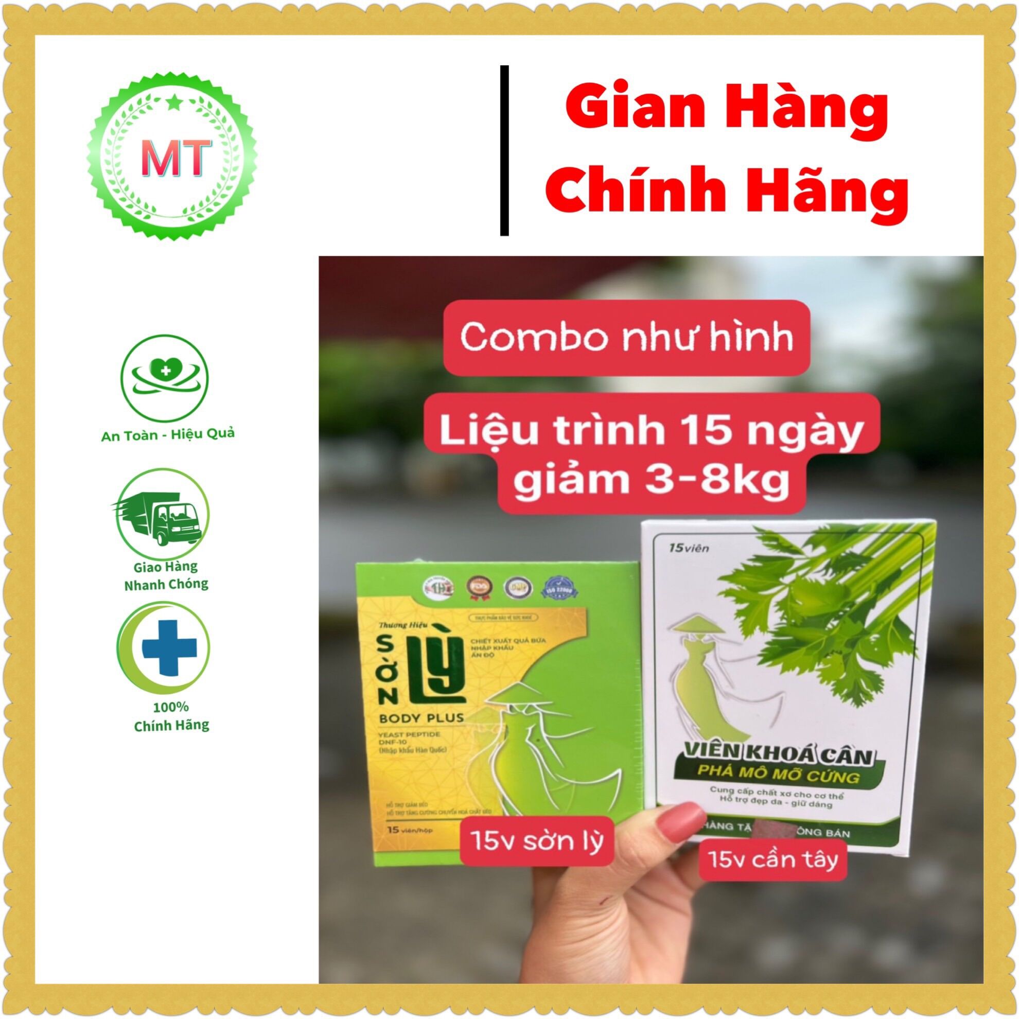 (Chính Hãng 100%) Combo Giảm Cân Sờn Lỳ Giảm Mạnh