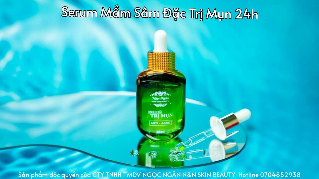SERUM MỤN 24H  KO BONG DA - KO SƯNG ĐỎ