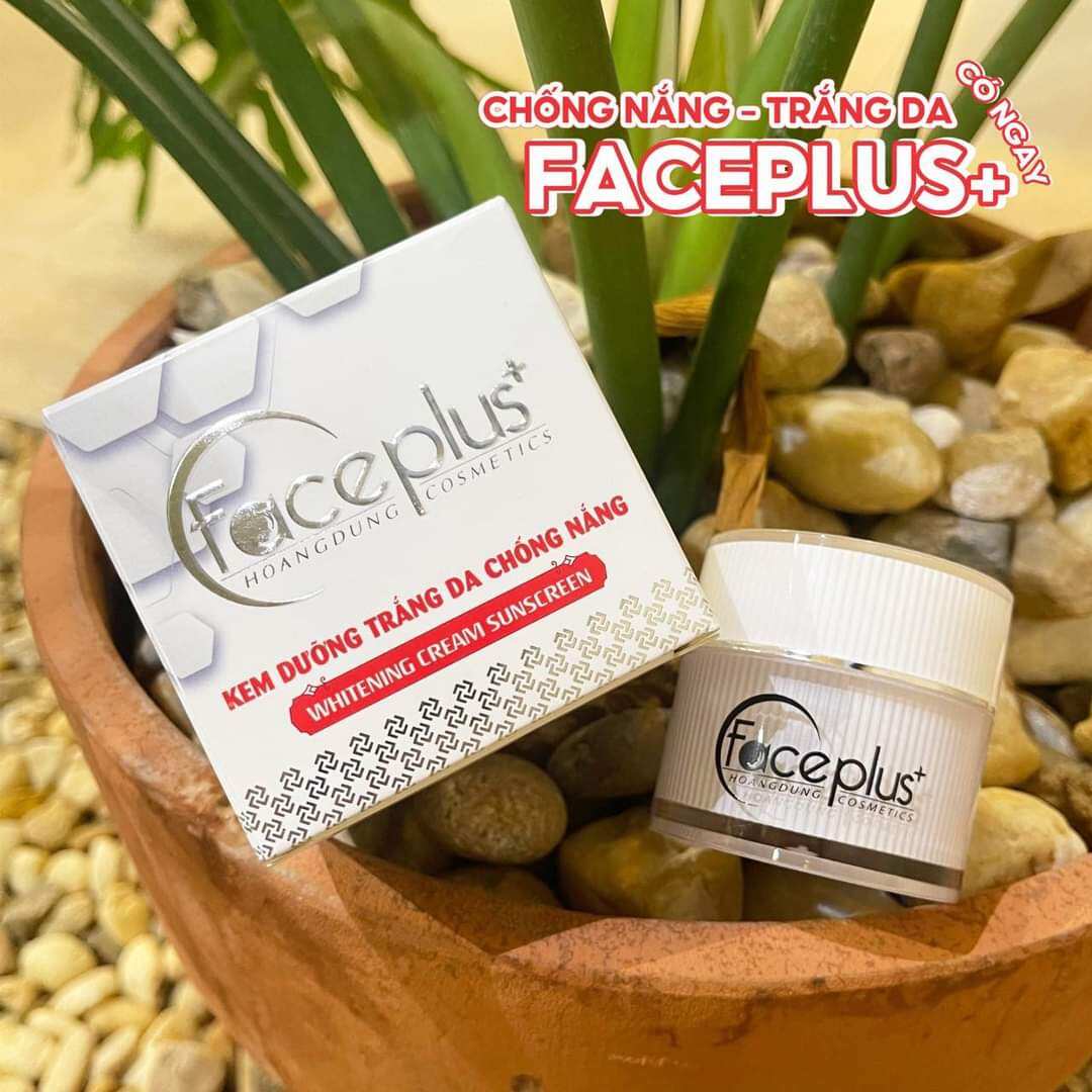 Kem faceplus+ dưỡng trắng da chống nắng