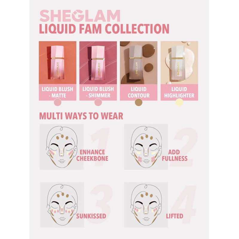 [SHEGLAM] Nhũ Bắt Sáng Glow Bloom Dạng Lỏng Thuần Chay