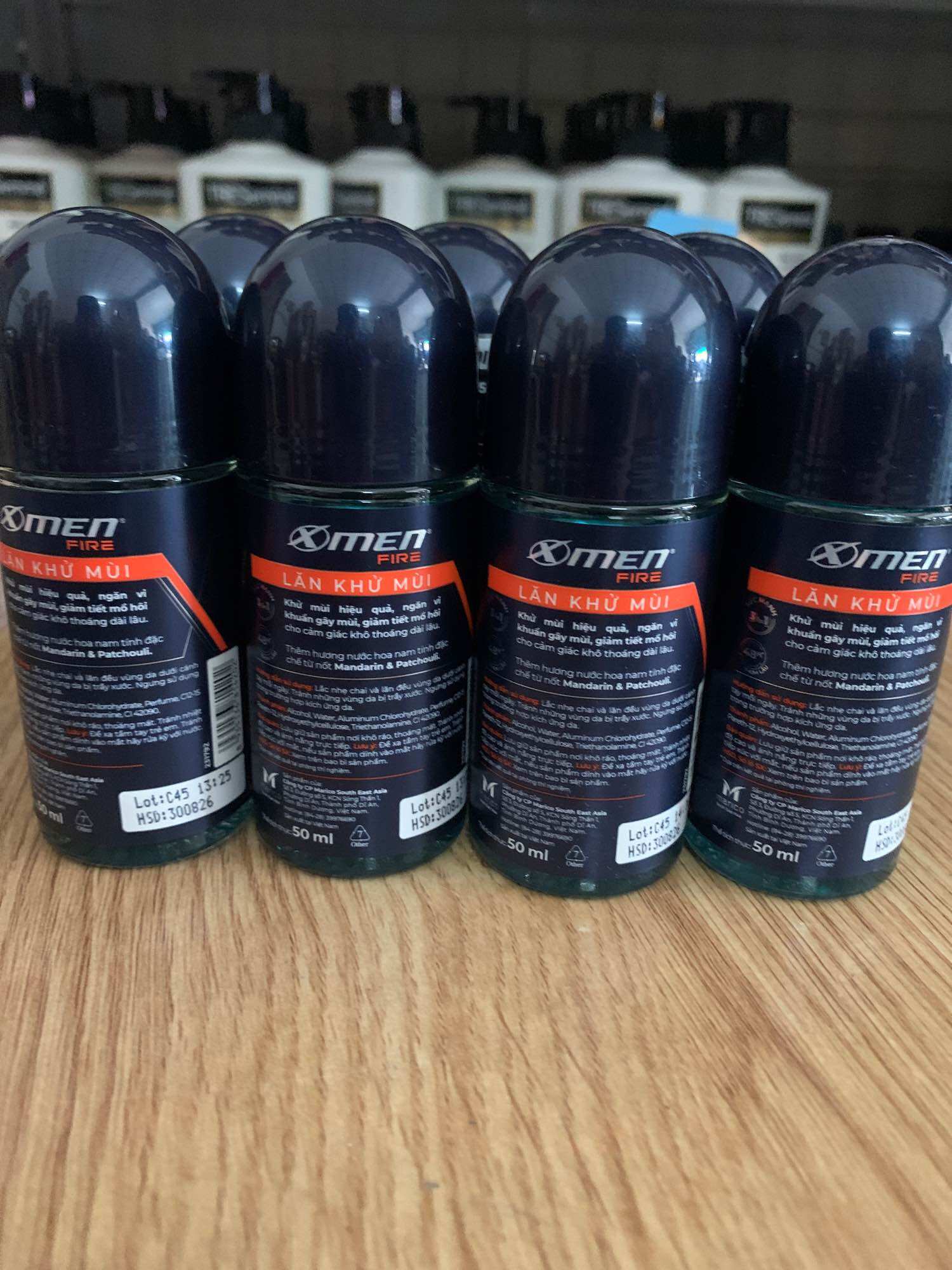 Lăn khử mùi Xmen 50ml Fire