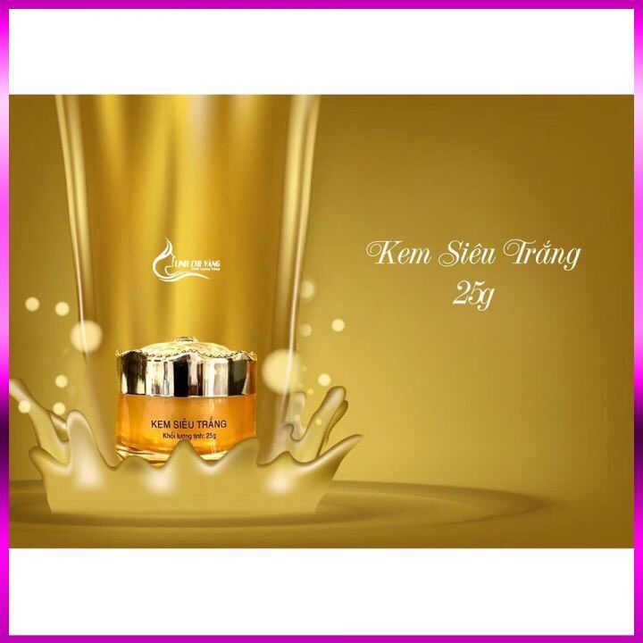 KEM SIÊU TRẮNG LINH CHI VÀNG 25G