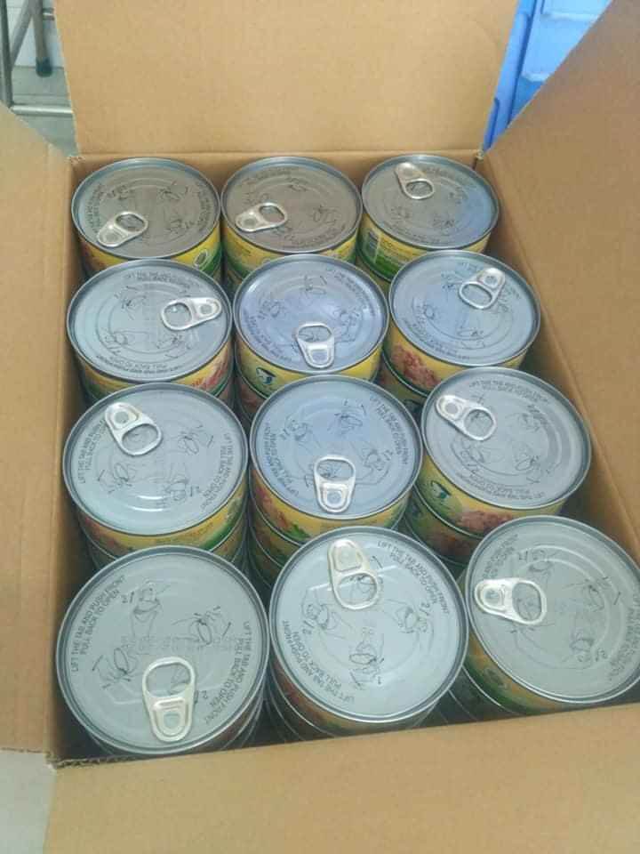 Com bo 12 lon cá ngừ ngâm dầu (thịt xé) 140g
