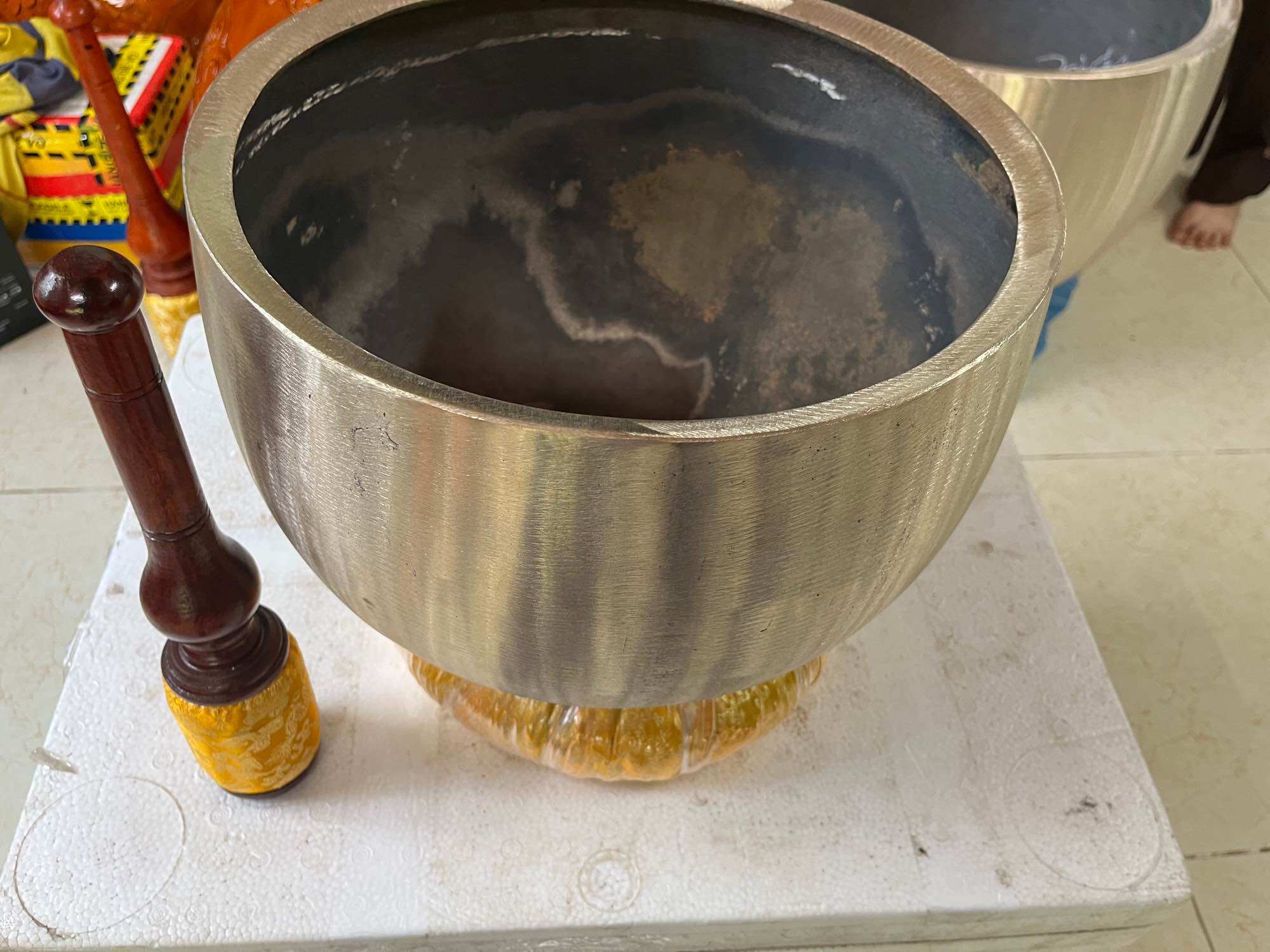 chuông đồng 5tay dk 35cm