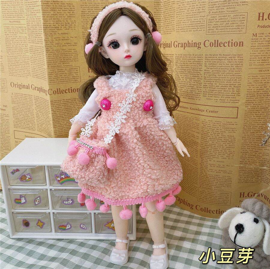 Búp bê barbie bjd cao 30cm - khớp linh hoạt
