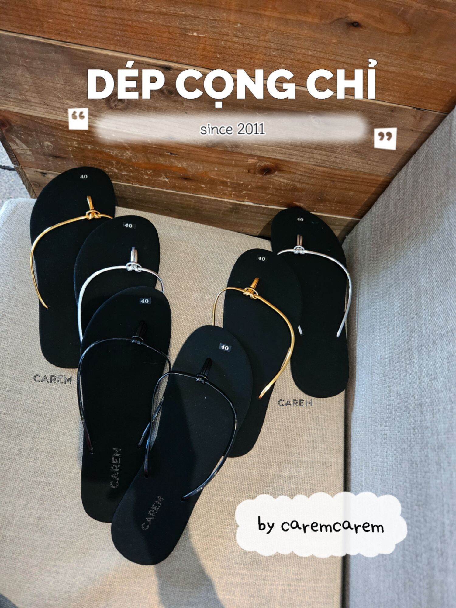 Dép cọng chỉ - since 2011 by carem.carem