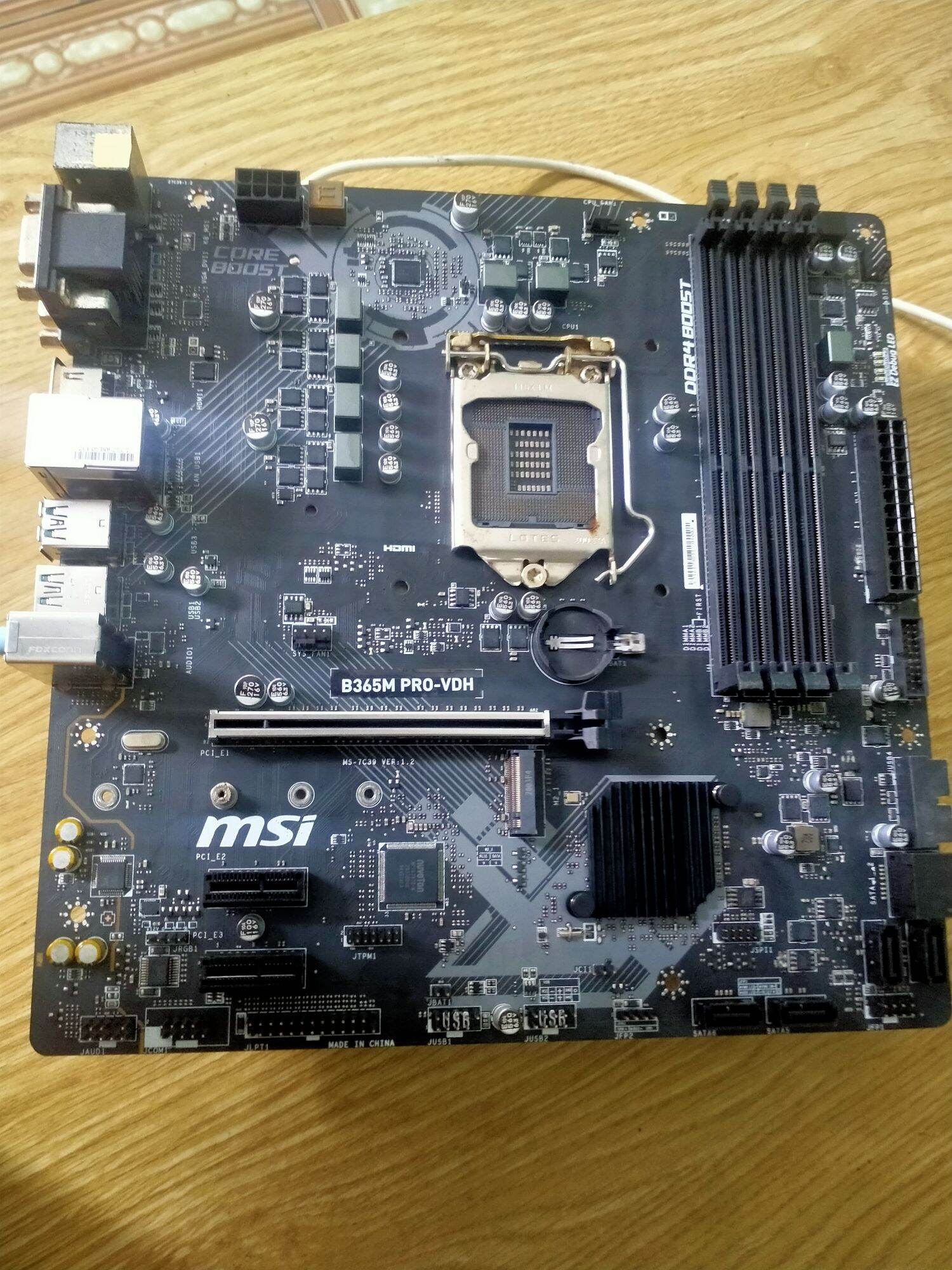 mainboard MSI B360M BAZOOKA VÀ MSI B365M PRO -VDH 4KHE RAM SOCKET 1151
