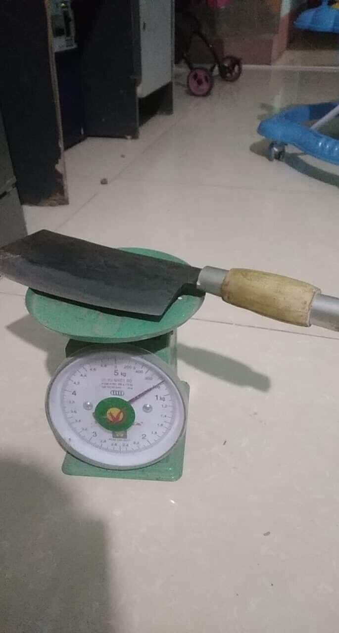 Dao chặt làm từ nhíp ô tô dân tộc Mèo Tây Bắc145k/chiếc