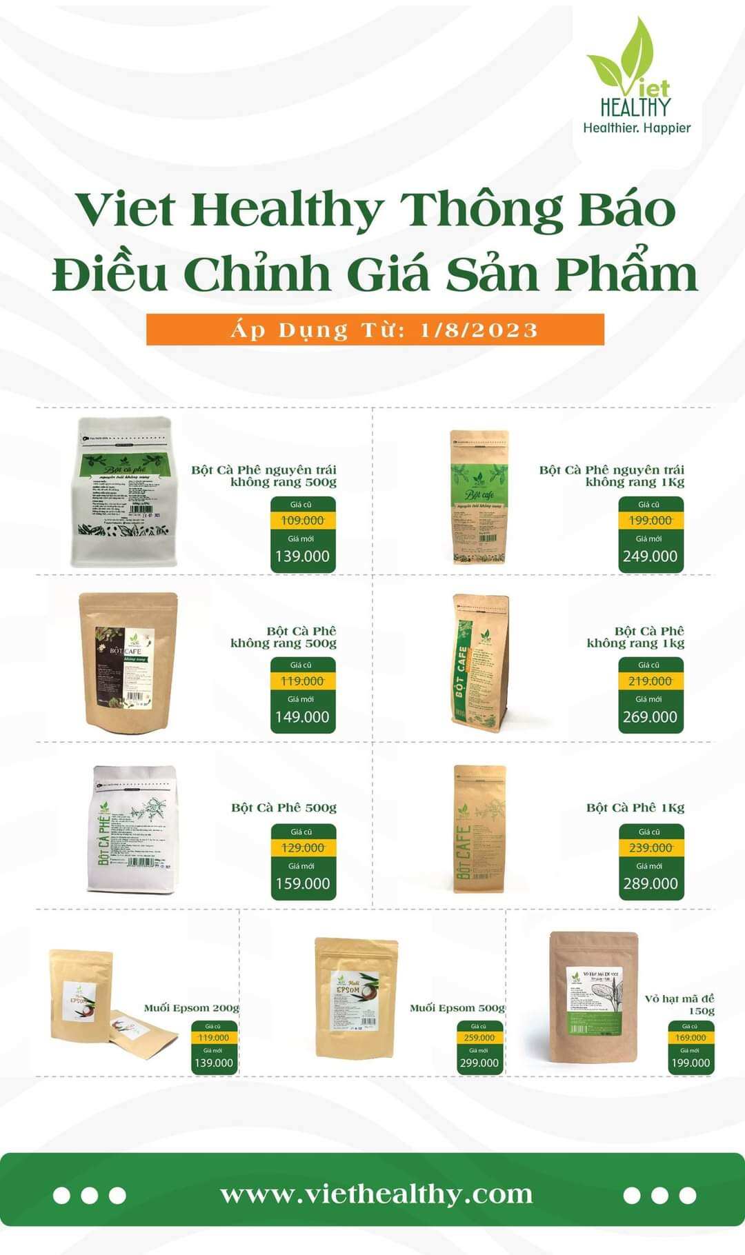 Vỏ hạt mã đề Viet Healthy 150g