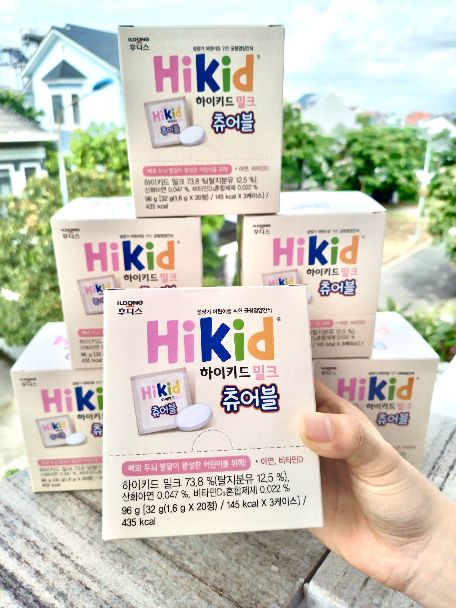 Sữa viên hikid dạng kẹo hộp 60 viên