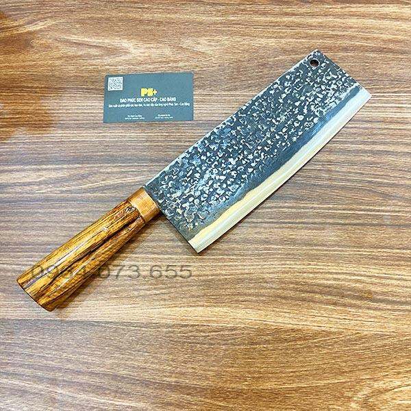 Dao chặt gà vịt của dao Phúc Sen có chống dính rèn thủ công Nhíp ô tô CT01H