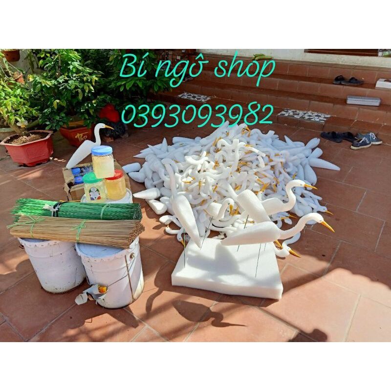 Combo 1000 nan tre, 10 con cò xốp, 1kg keo