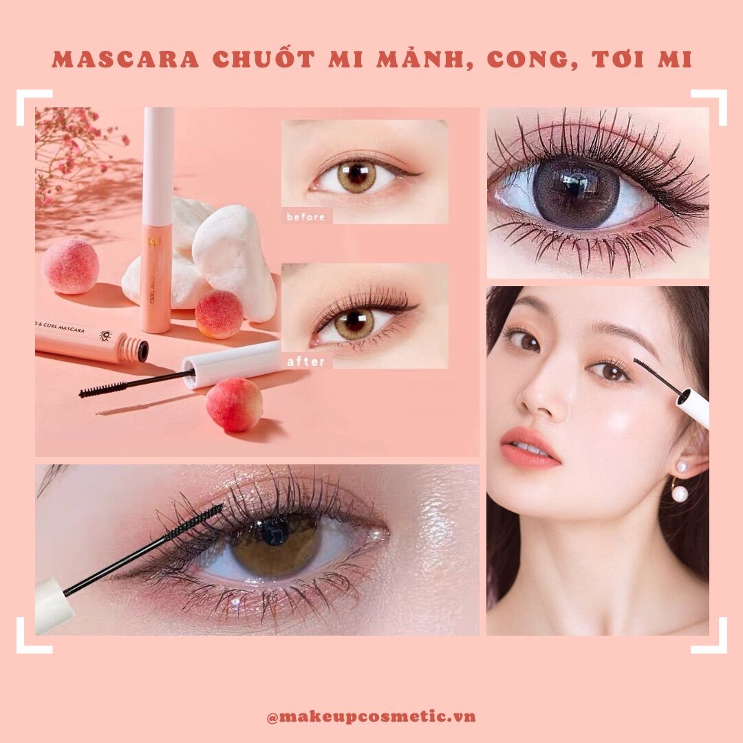 Mascara chuốt mi siêu mảnh, dài, tơi mi