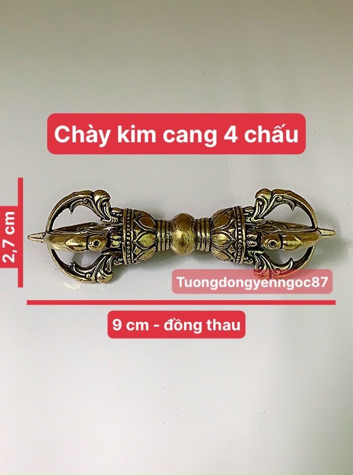 Chày kim cang 4 chấu 9 cm
