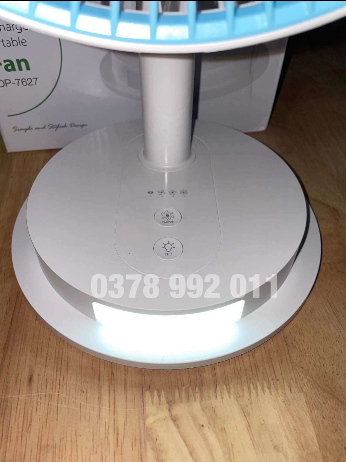 QUẠT SẠC TÍCH ĐIỆN DP 7627