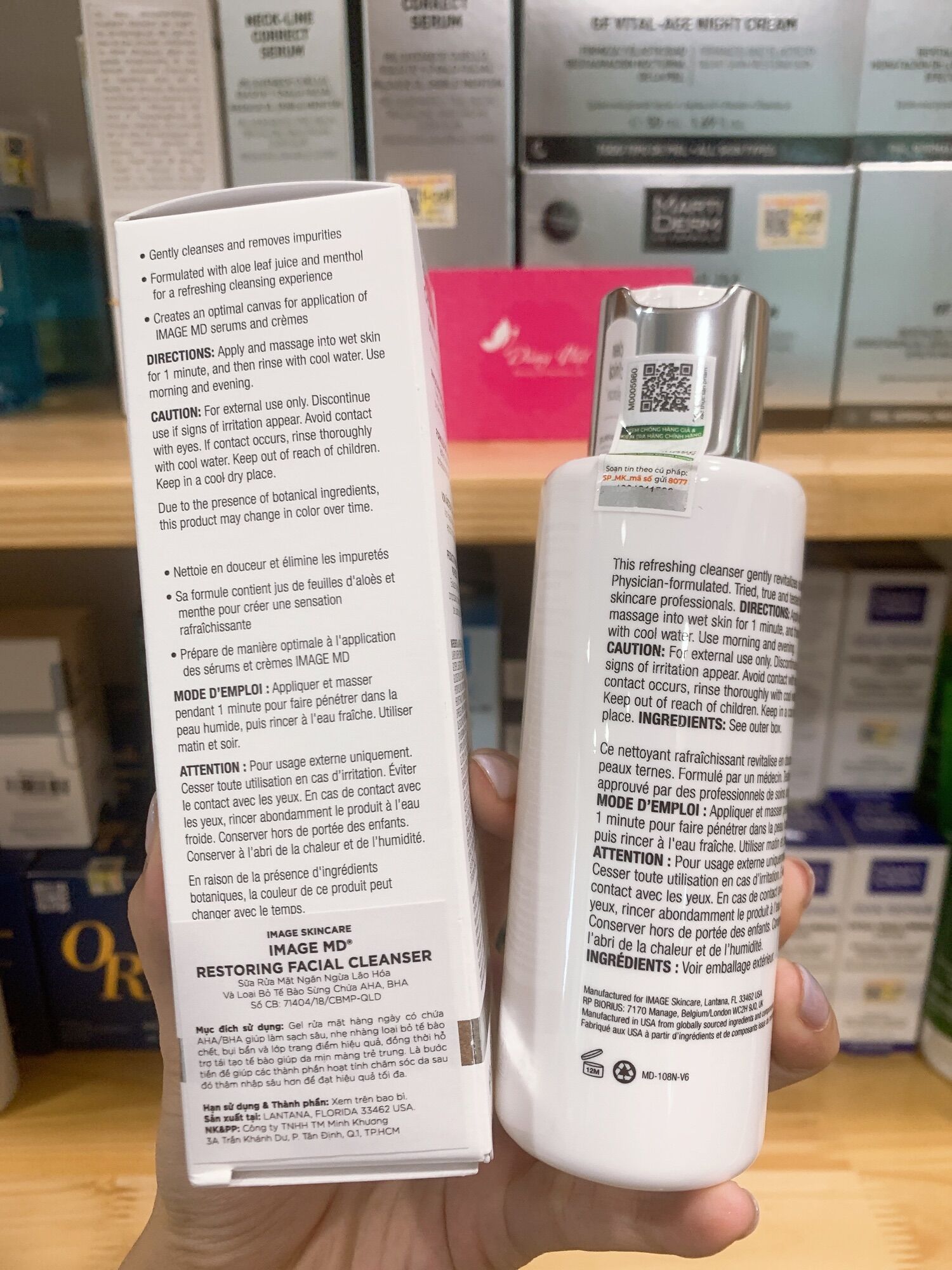 IM - MD Restoring Facial Cleanser Sửa Rửa Mặt Image Skincare 118ml - Dáng Việt