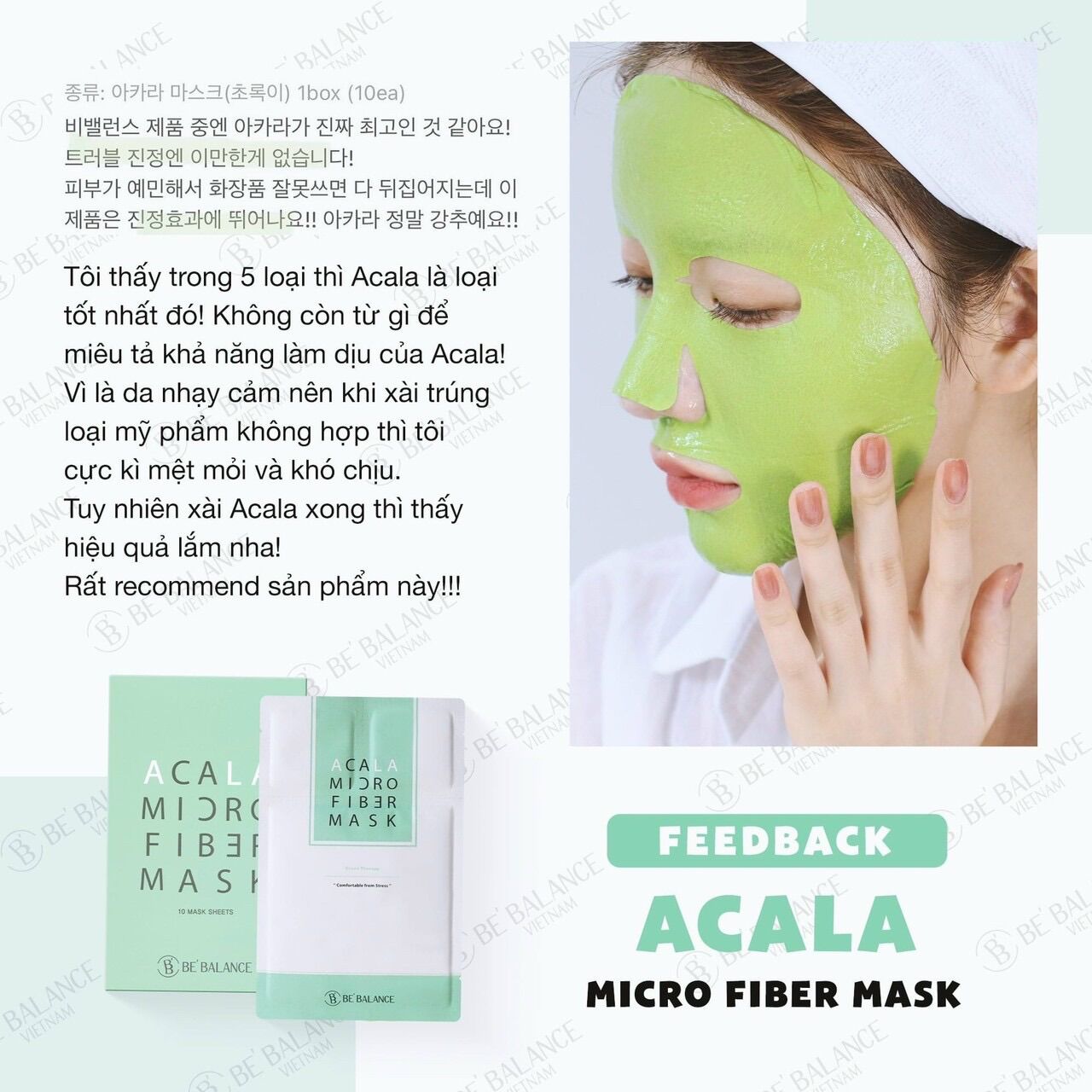 MẶT NẠ BEBALANCE LẺ MIẾNG