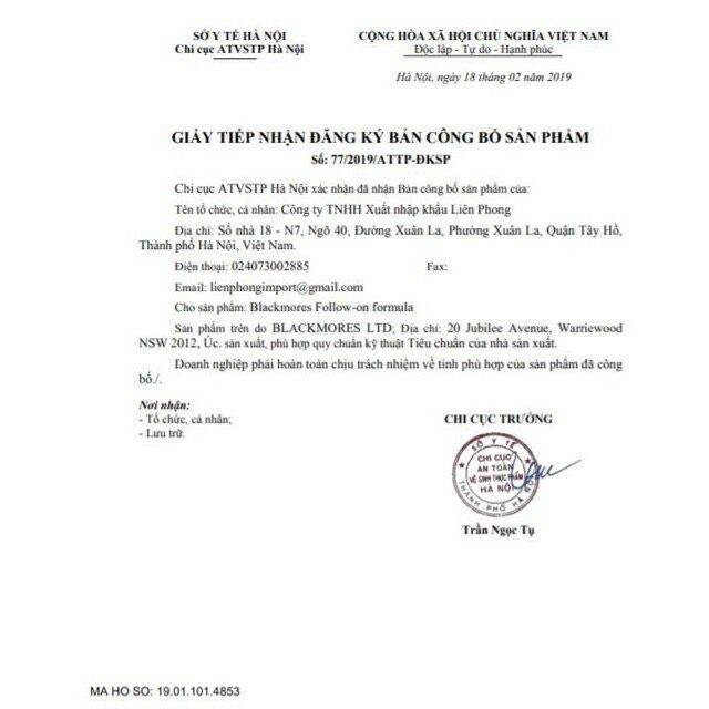 Sữa Bột Black More của Úc : Số 1- Số 2 - Số 3 [ Date 2024 ]