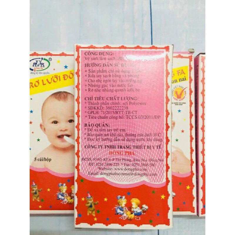 Rơ lưỡi Đông Fa cho bé sơ sinh