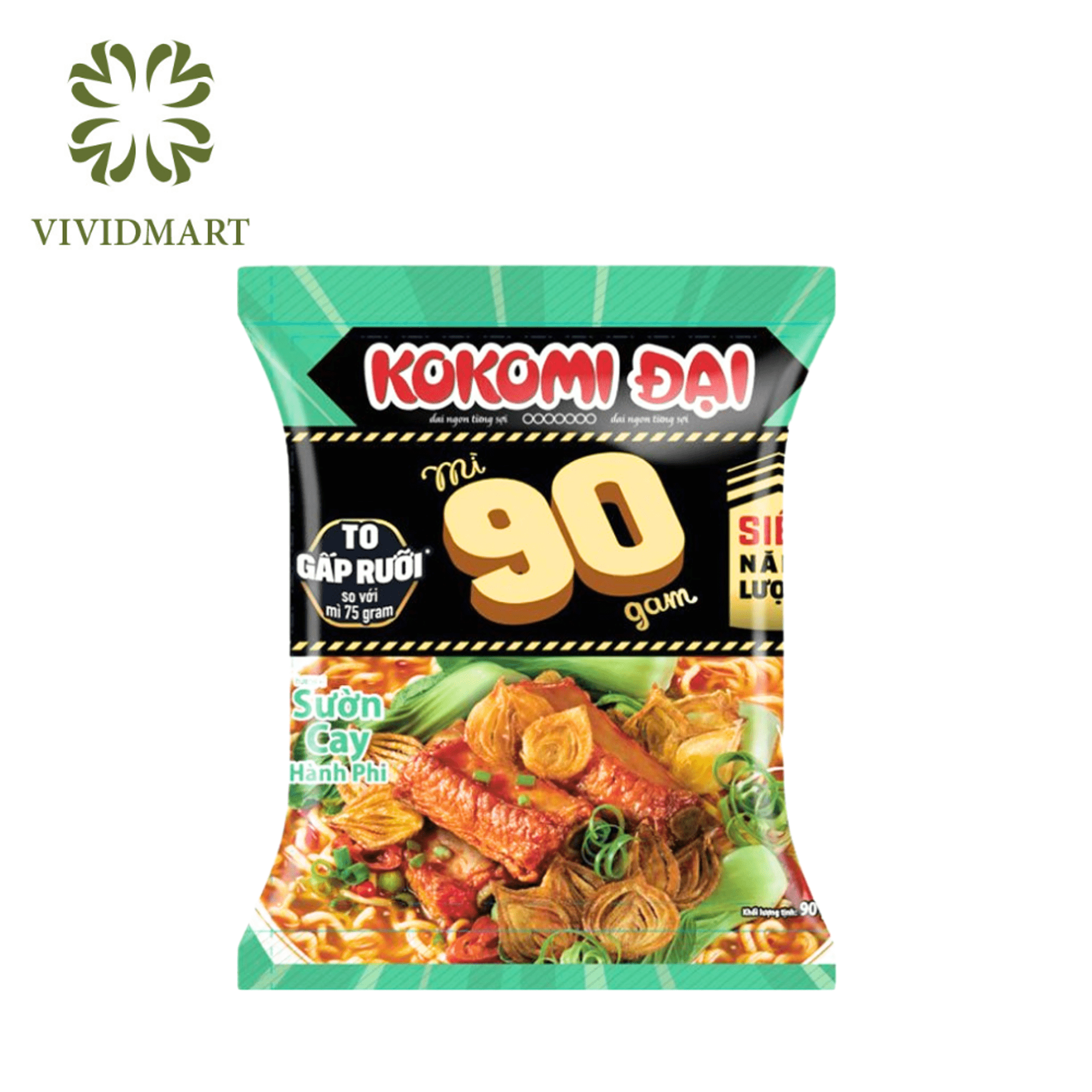 - masan - kokomi 90 instant noodle 2 flavours: spicy ribs with fried onions flavour and hot&sour shrimp flavour