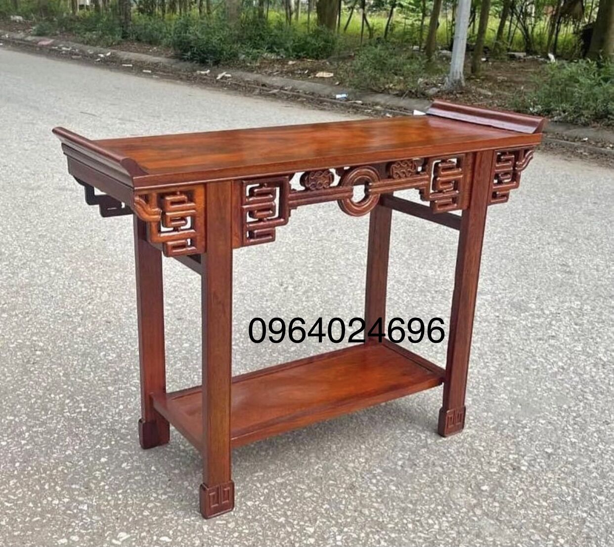 bàn 1m10x48 cao 80 gỗ lim Nam phi