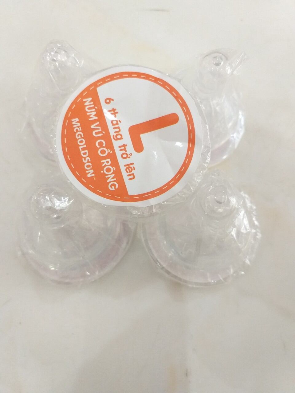 Núm vú cổ rộng rời silicon cao cấp Mcgoldson thay thế được tất cả các loại bình cổ rộng . cảm kết hàng chính hãng nhập từ CTY đảm bảo an toàn tuyệt đối