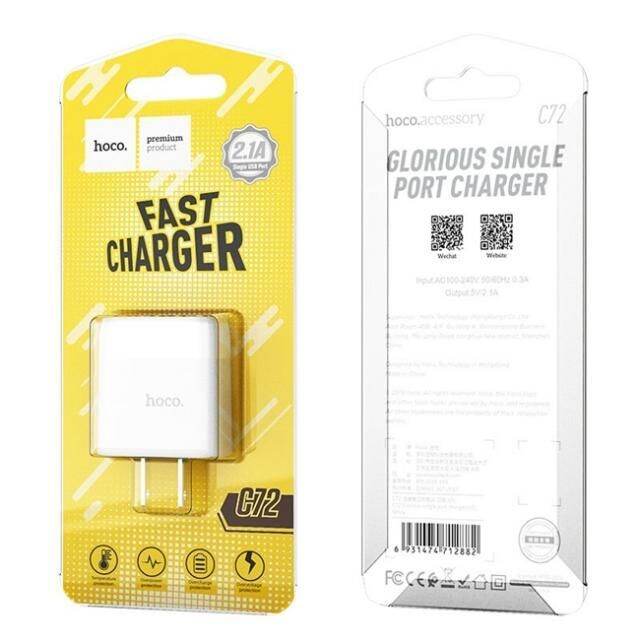 Củ sạc nhanh, cốc sạc c72 hỗ trợ sạc nhanh iphone lightning/android micro usb/ type-c