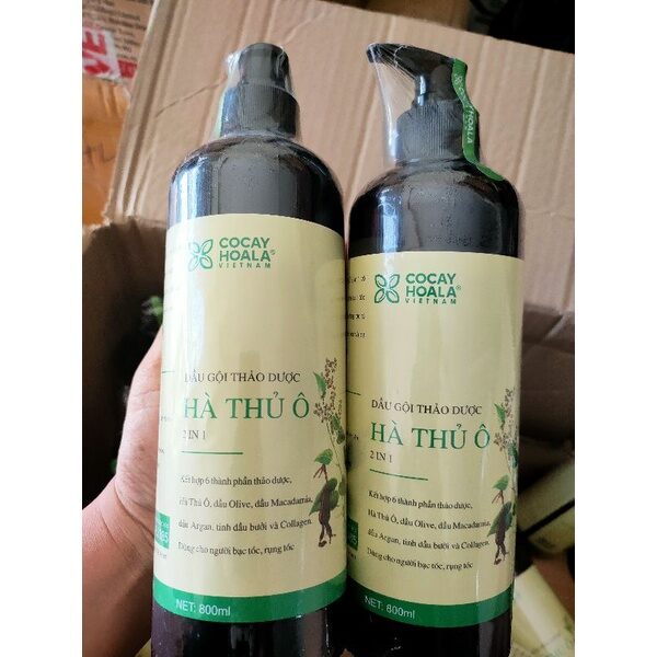 Dầu gội thảo dược hà thủ ô 2 in 1 800ml