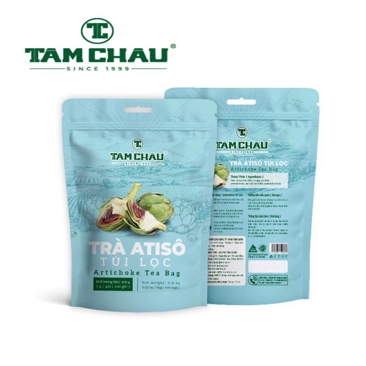 Trà atiso phổ thông tâm châu 200g