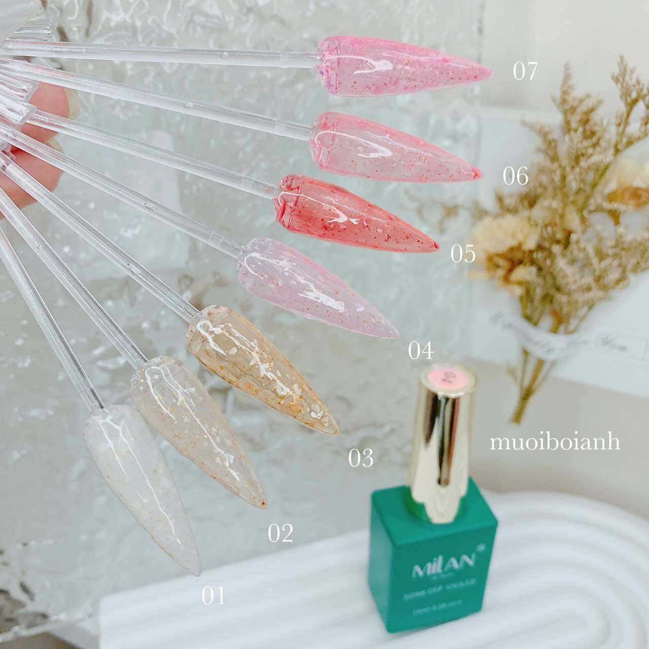 Sơn gel nhũ xà cừ Milan 15ml