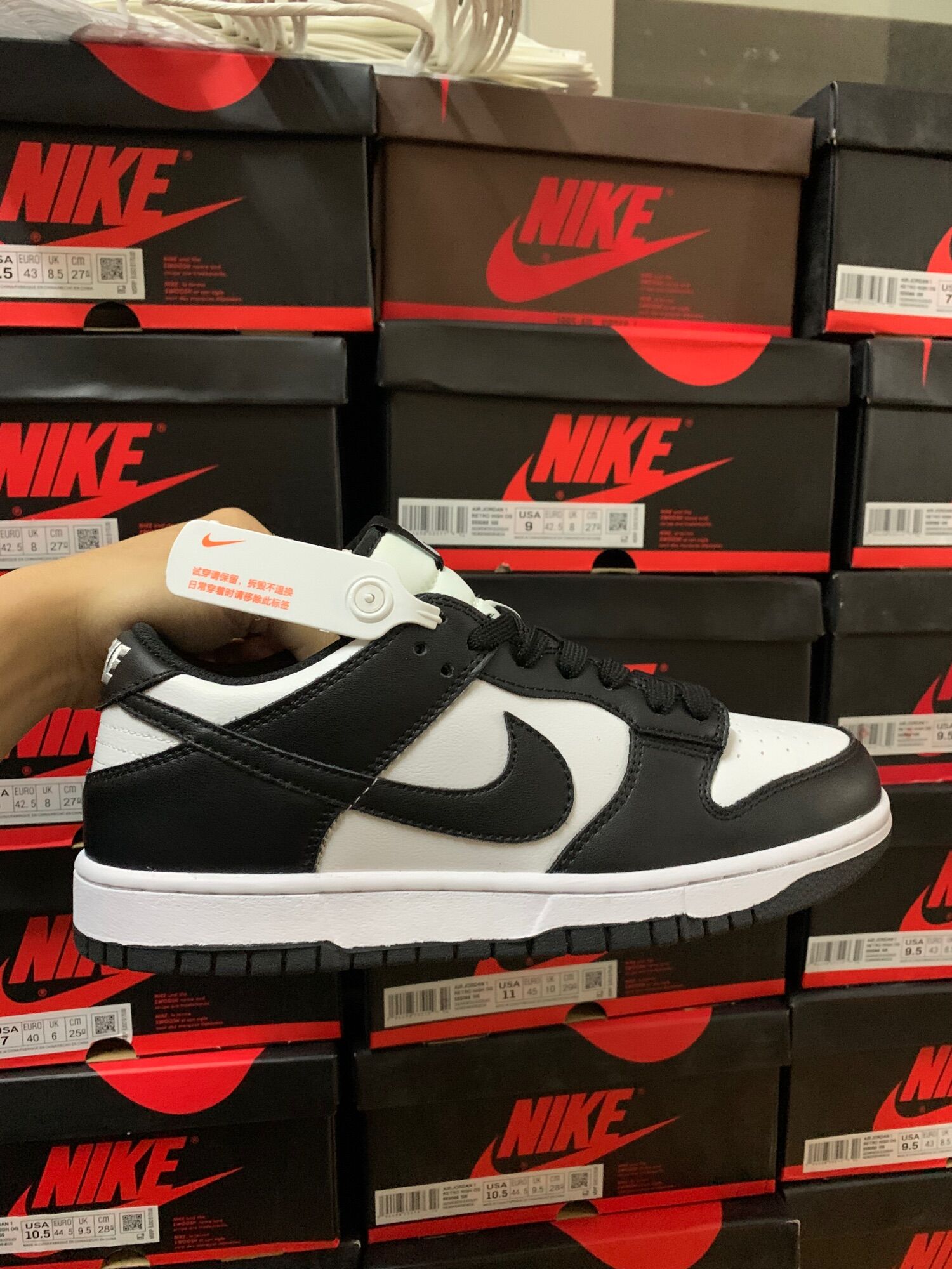 ( ảnh thật + fullbox ) giày thể thao SB dunk đen trắng bản đẹp cao cấp ( freeship)