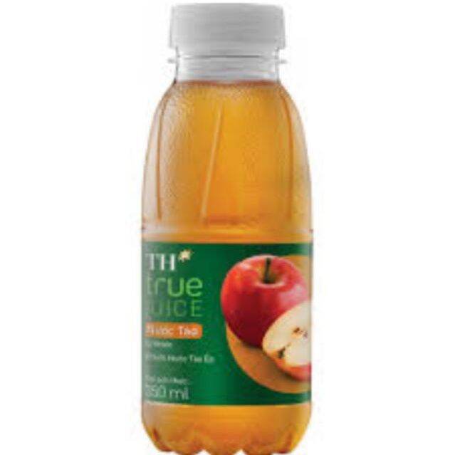 [HCM]Thùng nước ép TH true JUICE 350ml × 24 chai ( Táo tự nhiên / Táo đào / Táo gấc / Cam )