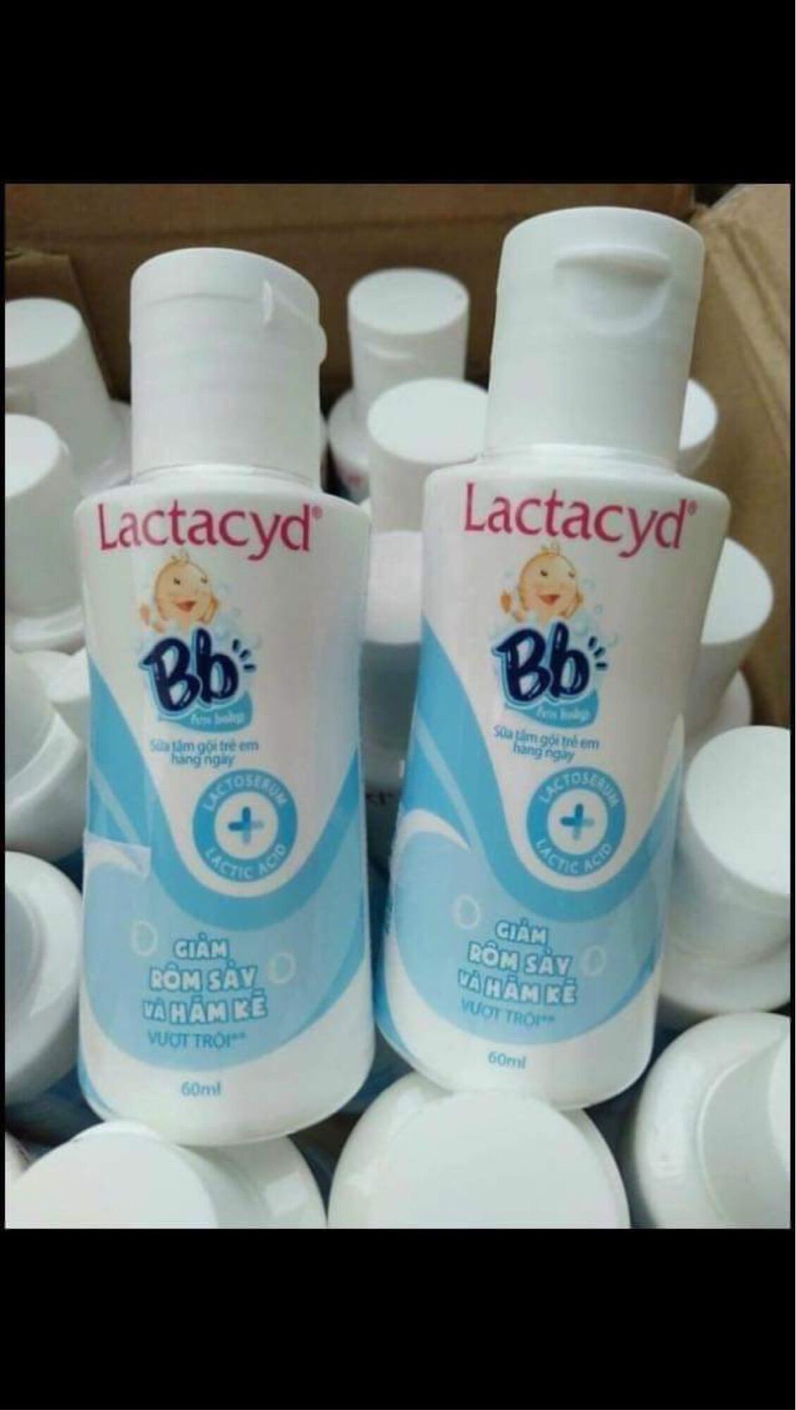 Sữa Tắm Gội Cho Trẻ Em Lactacyd Bb Chai 60Ml