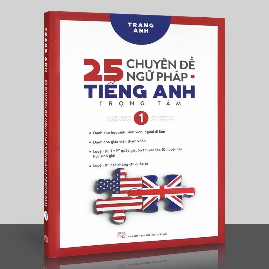 Sách - (Combo 2 tập) 25 chuyên đề ngữ pháp tiếng Anh trọng tâm