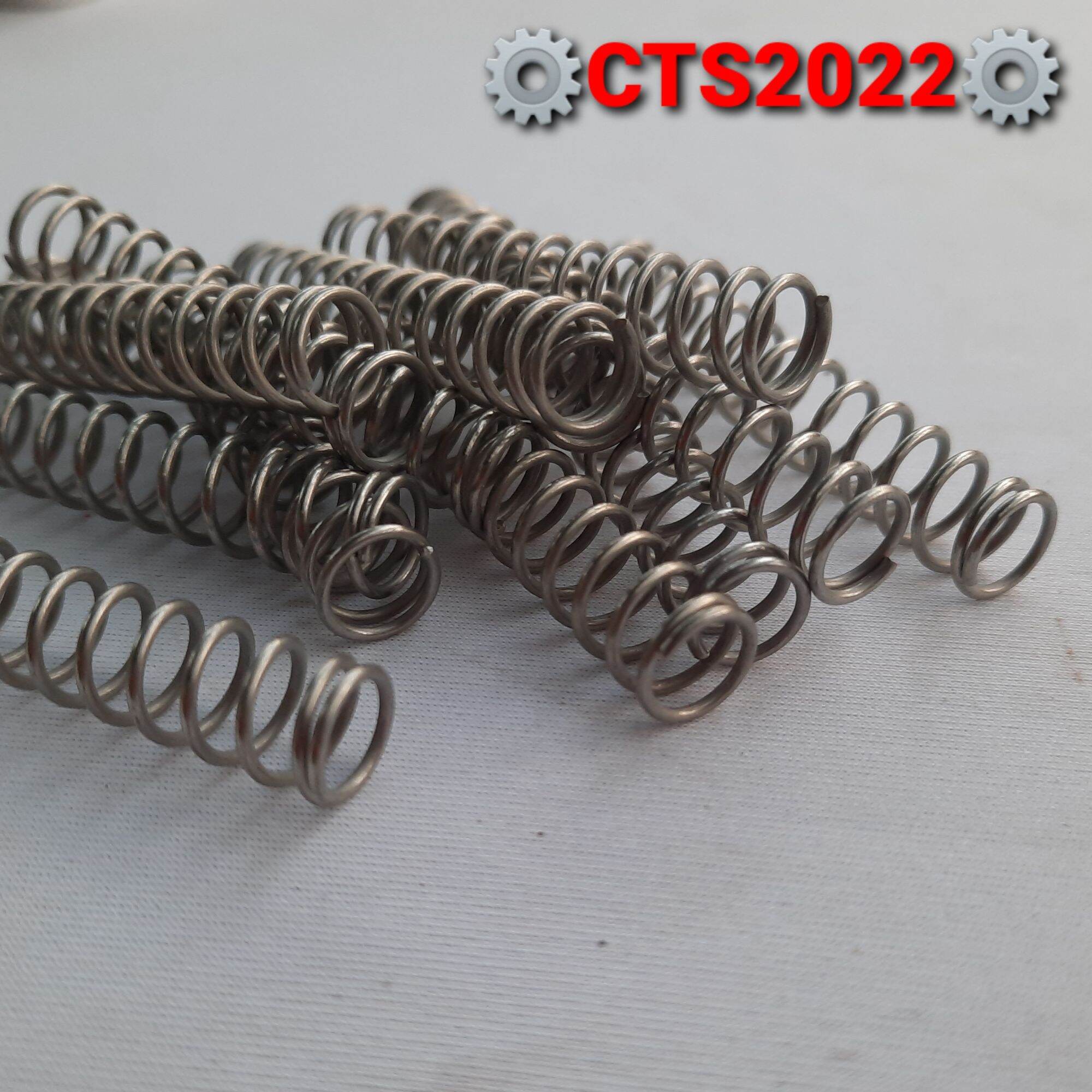Lò xo nén inox304 phi 9mm sợi 1mm