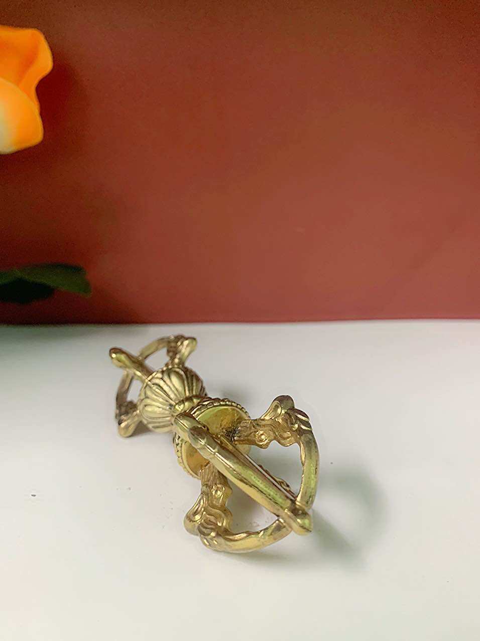 Chày kim cang 4 chấu đồng vàng 10 cm