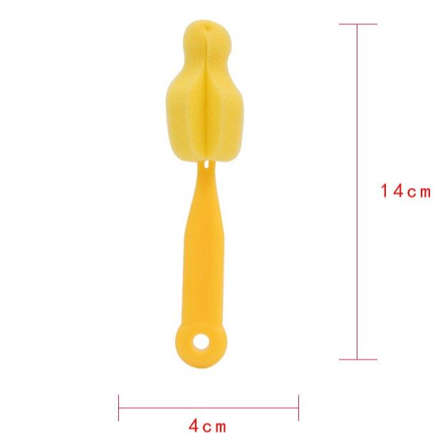 Cọ rửa núm ty bình sữa đầu bông dài 5cm