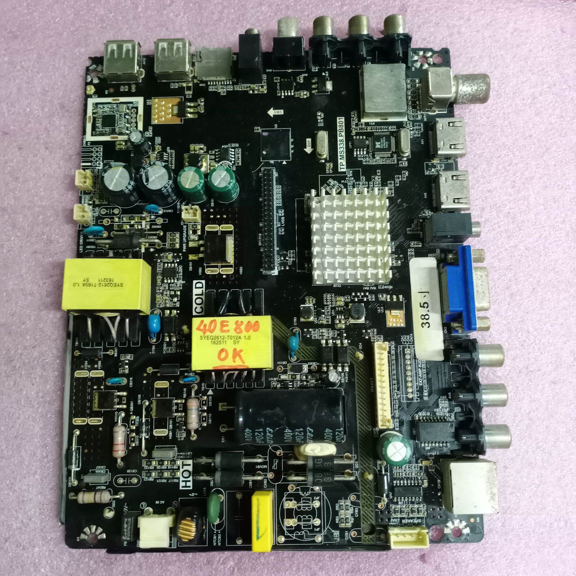 bo mạch tivi Asanzo 40E800,bo xử lý, khiển, nguồn, main chính, chủ