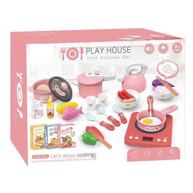 Bộ đồ chơi nhà bếp wq6 ♥️♥️freeship♥️♥️36 chi tiết, nhựa pp an toàn cho bé♥️♥️