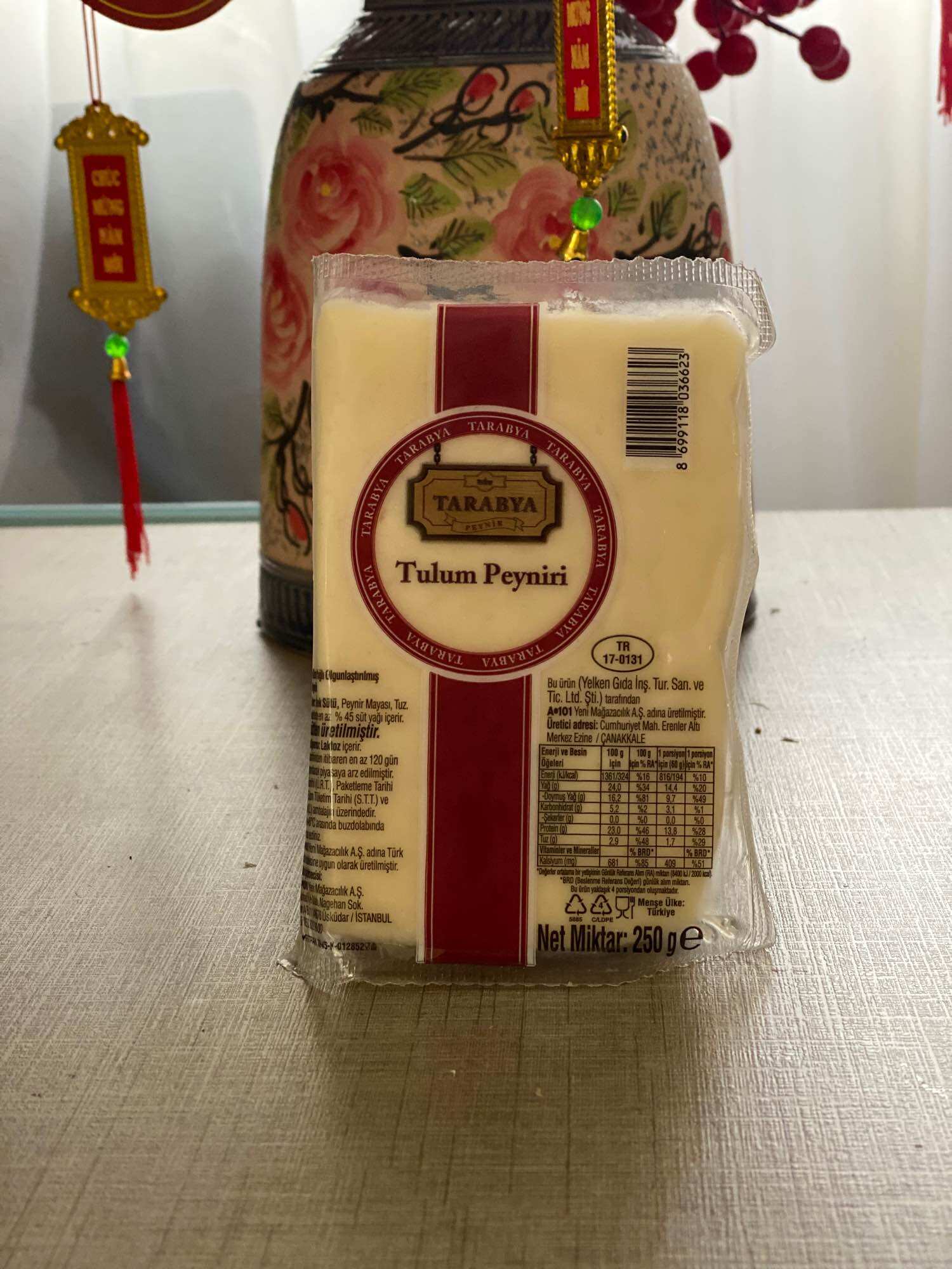 Turkish Tulum White Cheese 250 Gr