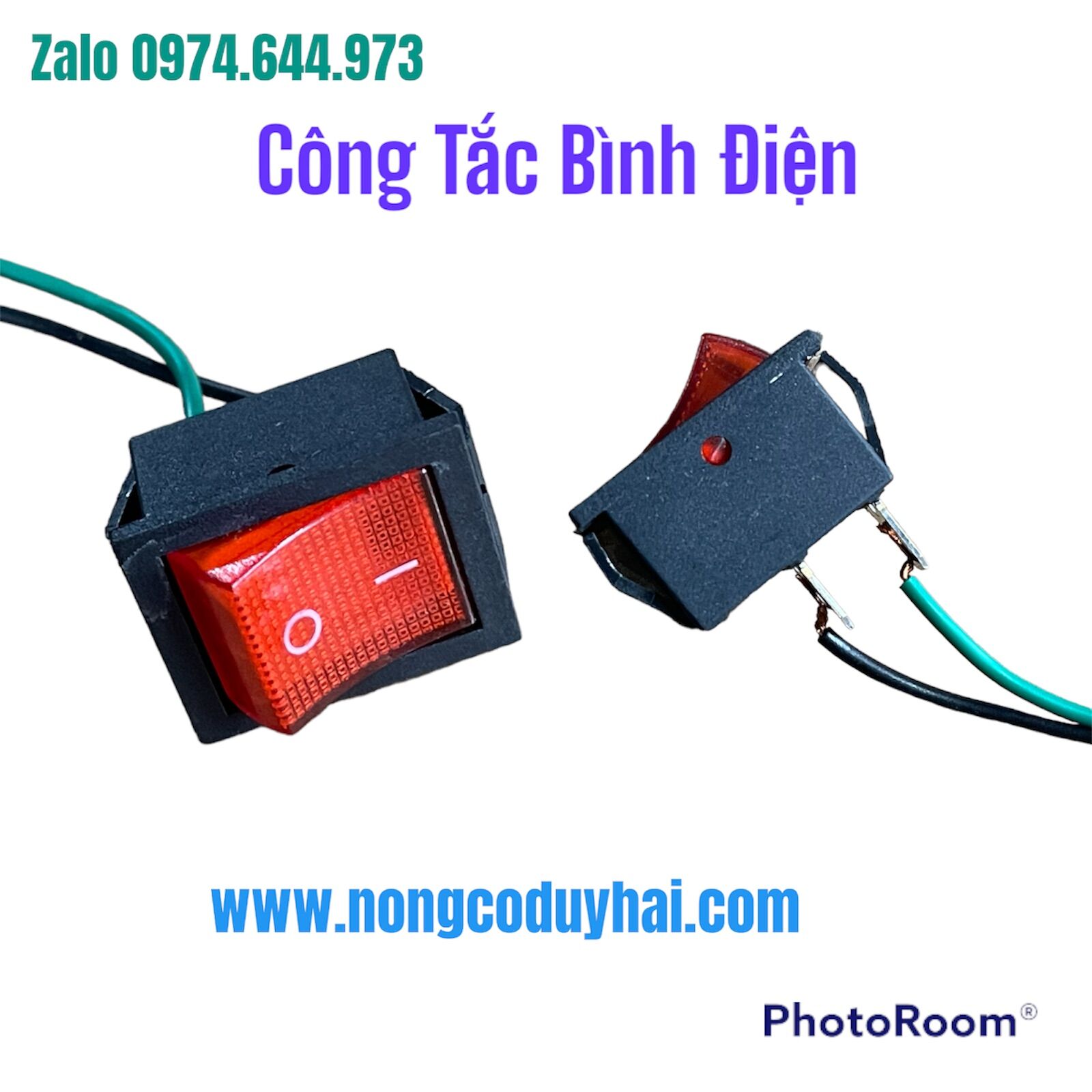Công tắc bình xịt điện / công tắc đơn và đôi