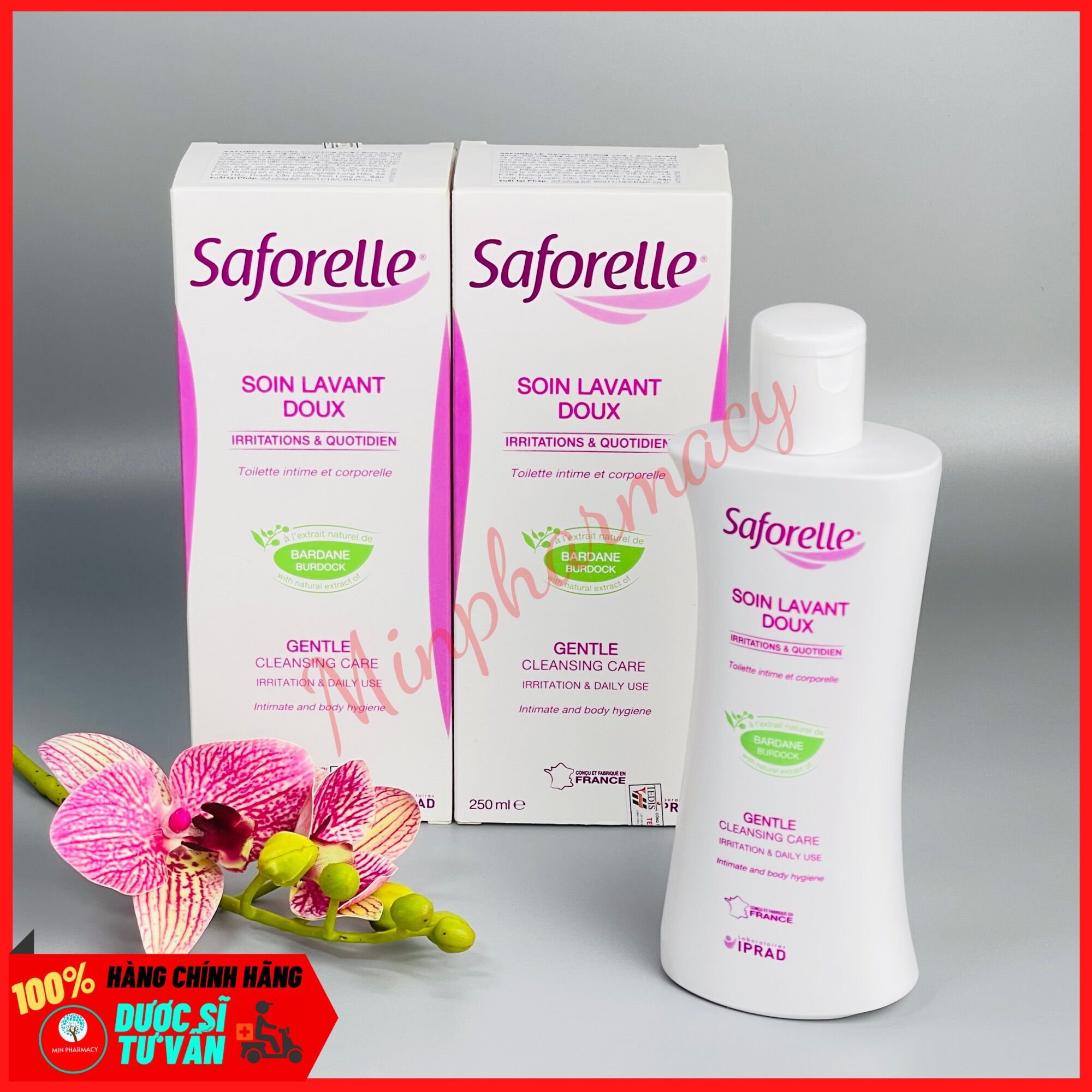 [HCM]GEL VỆ SINH PHỤ NỮ SAFORELLE 250ml- Minpharmacy