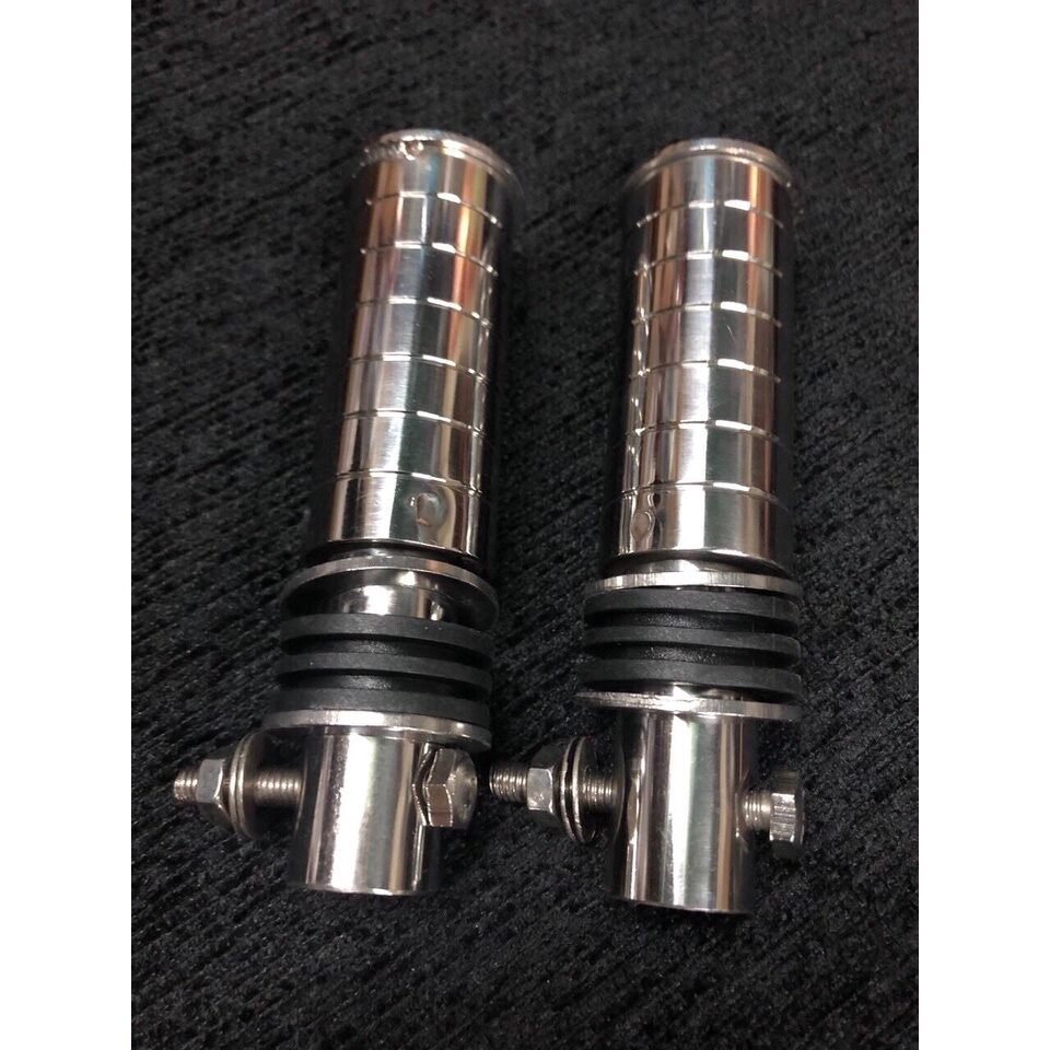Gác chân xếp sau xe dream inox